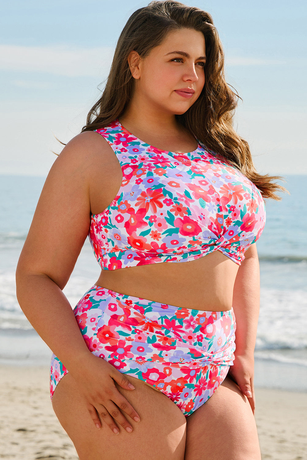 ROSE Floral Queen Bikini Set