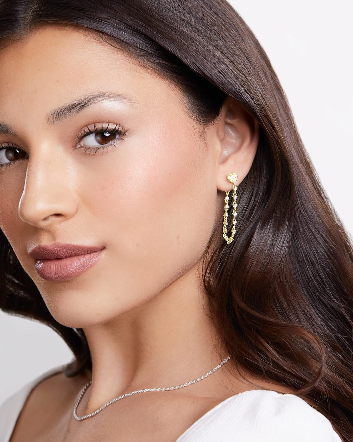 Dangle Earrings for Women - Cute Designer Earrings for Women Trendy Gold Chain E