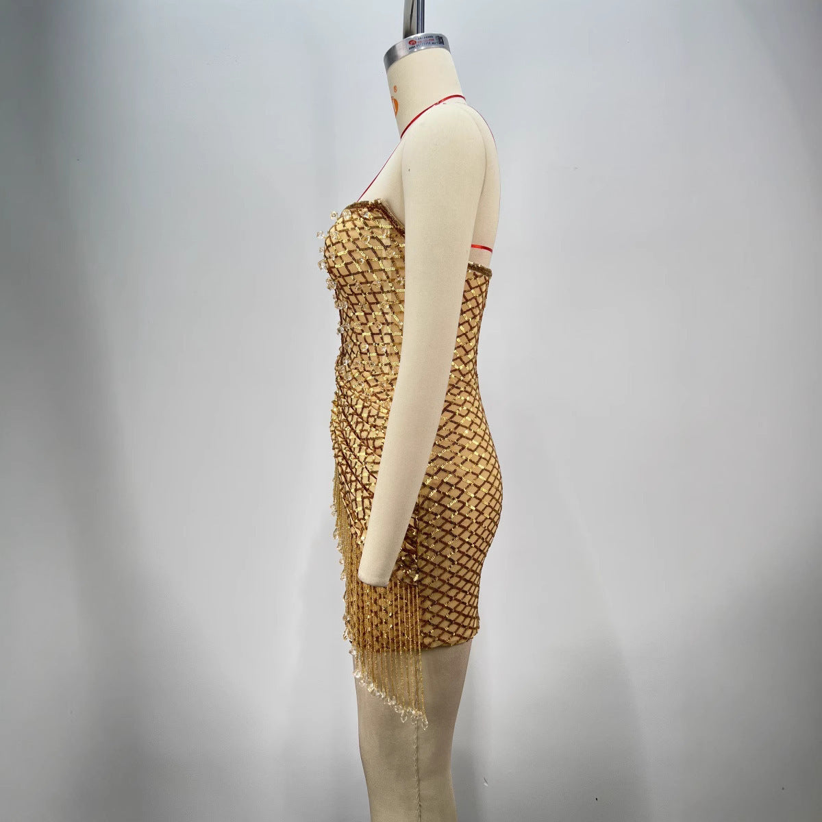Women's Fashion Personality Tassel Sequins Dress