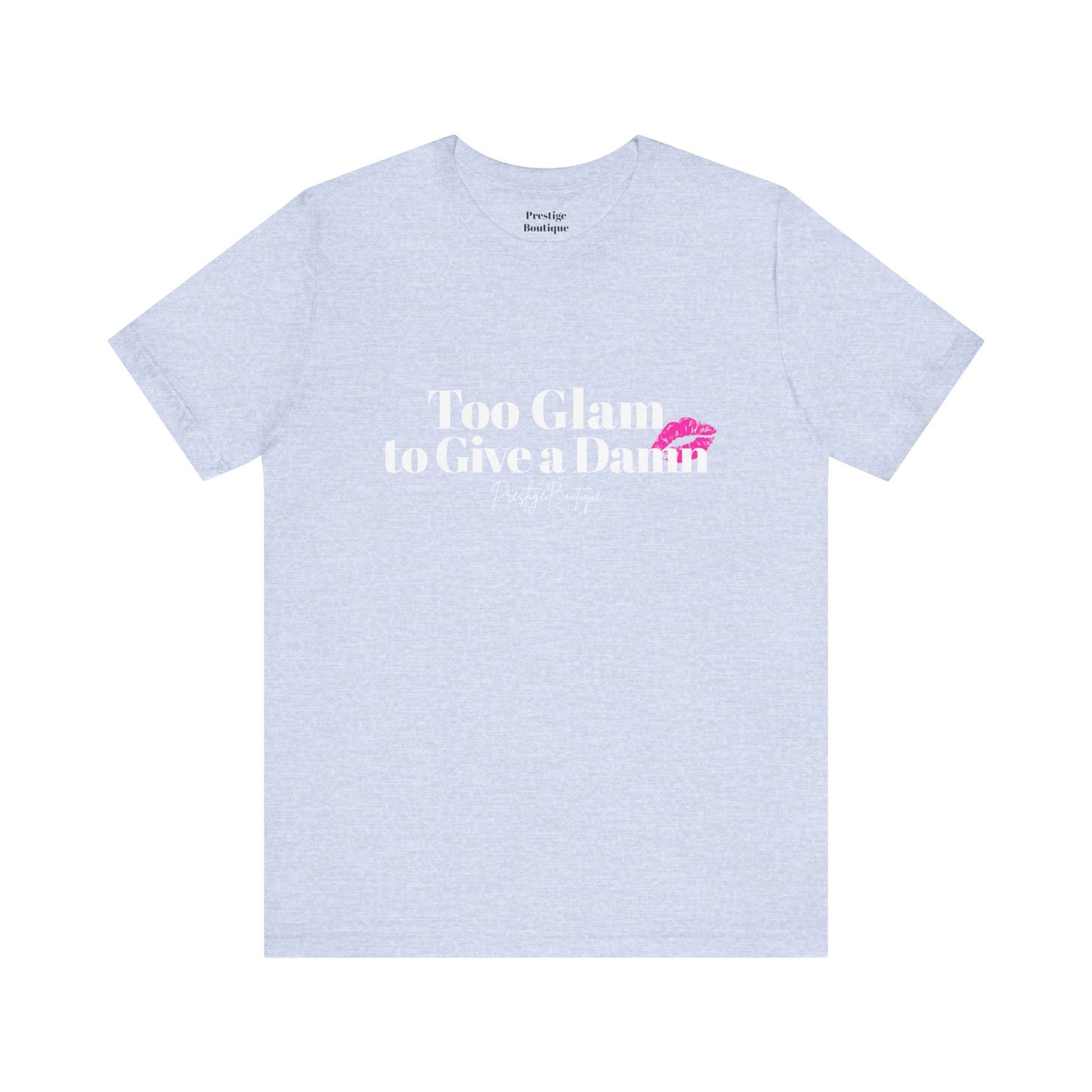 Playful Pink Kiss Graphic Unisex Jersey Tee