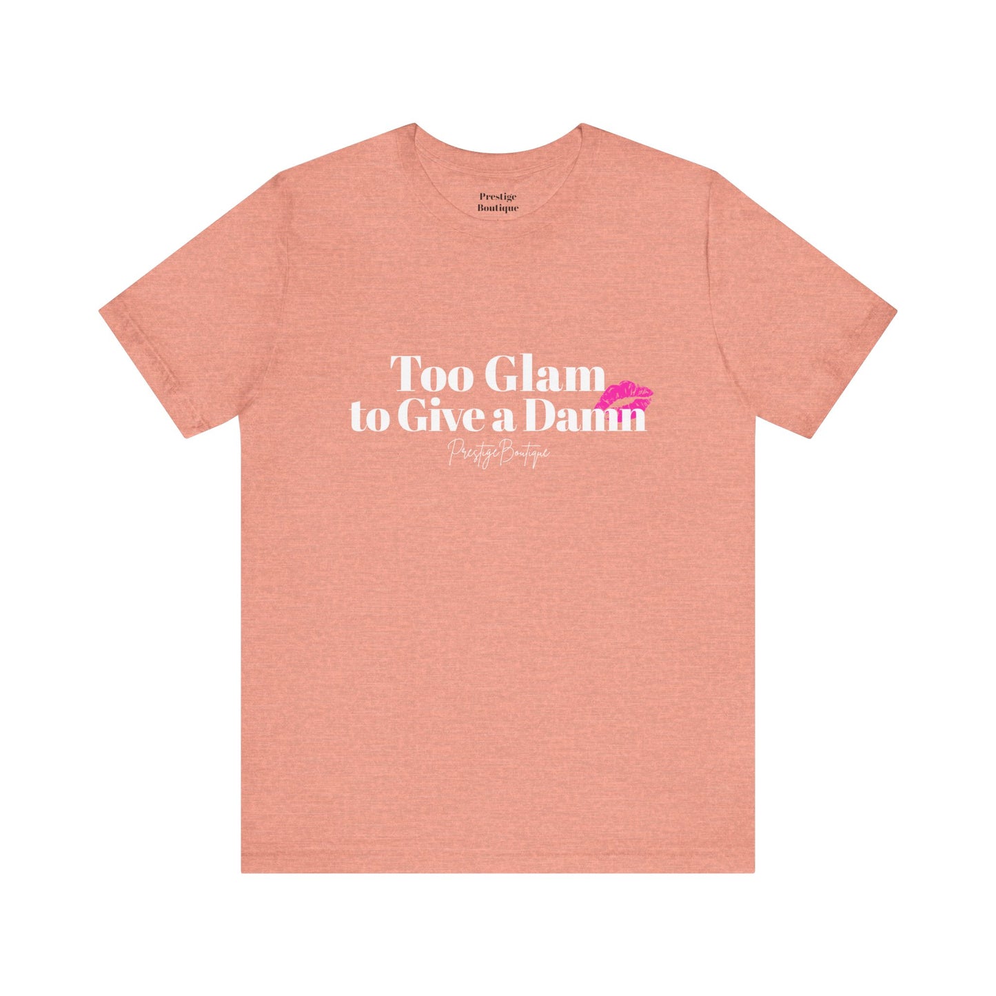 Playful Pink Kiss Graphic Unisex Jersey Tee