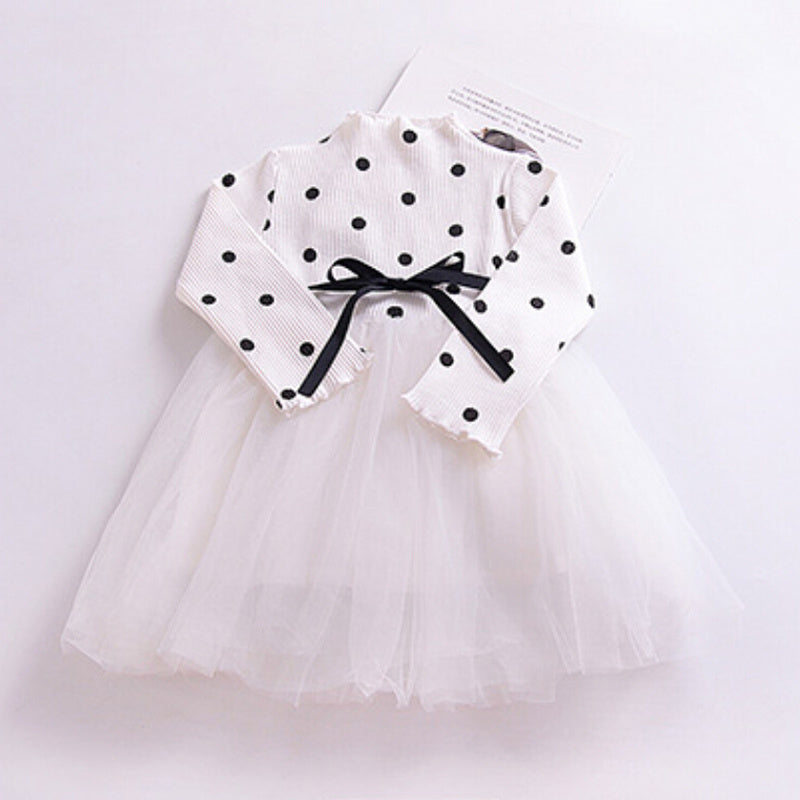 Western-style print princess dress
