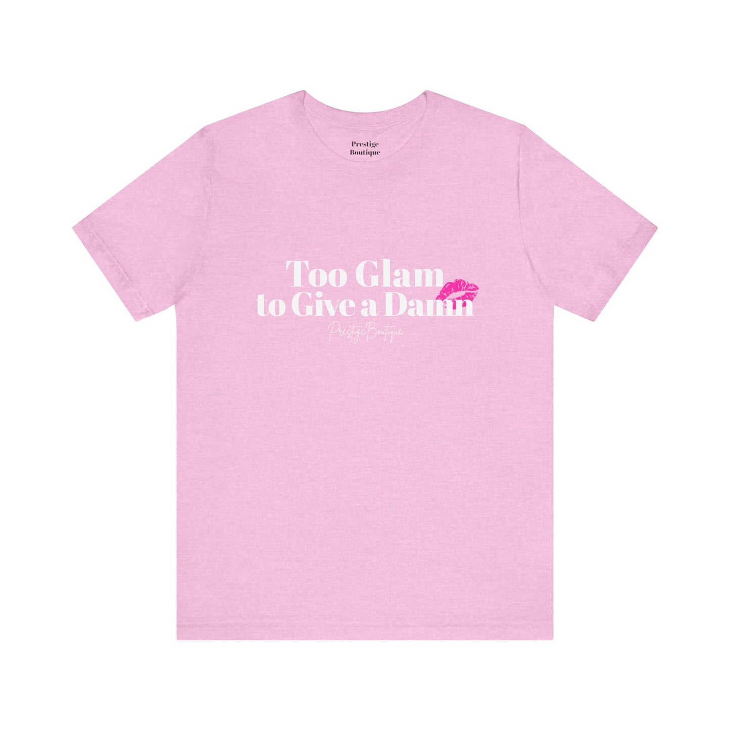 Playful Pink Kiss Graphic Unisex Jersey Tee