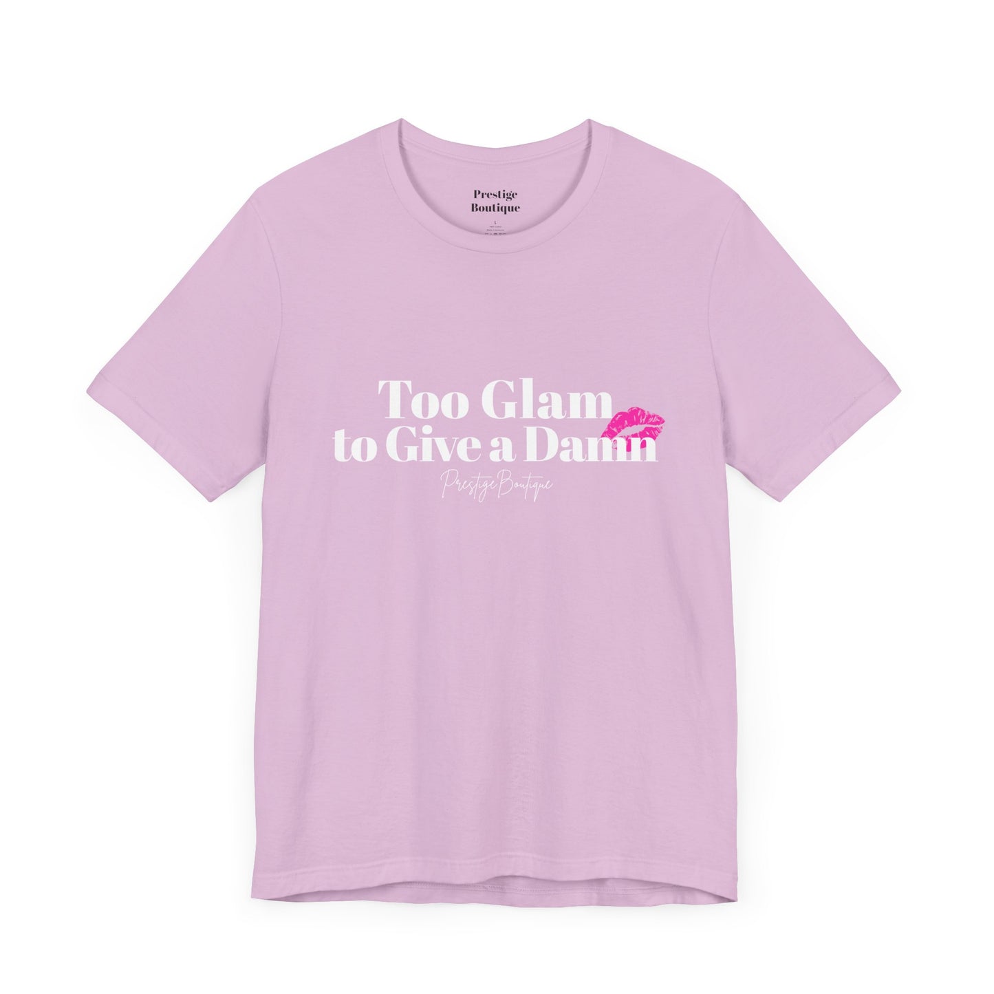 Playful Pink Kiss Graphic Unisex Jersey Tee