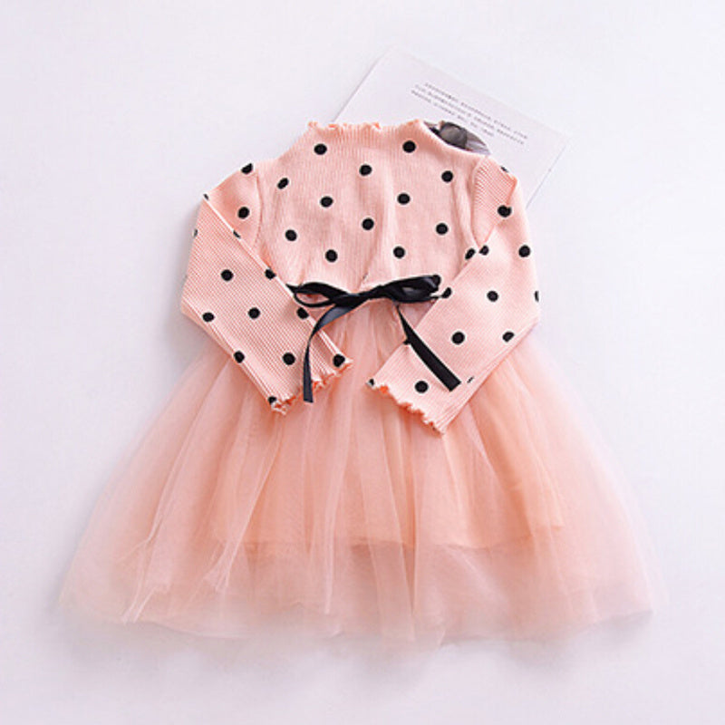 Western-style print princess dress