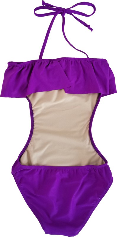 GIRL'S ONE PIECE RUFFLE BATHING SUIT