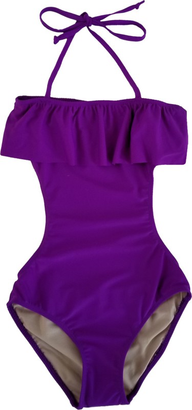 GIRL'S ONE PIECE RUFFLE BATHING SUIT