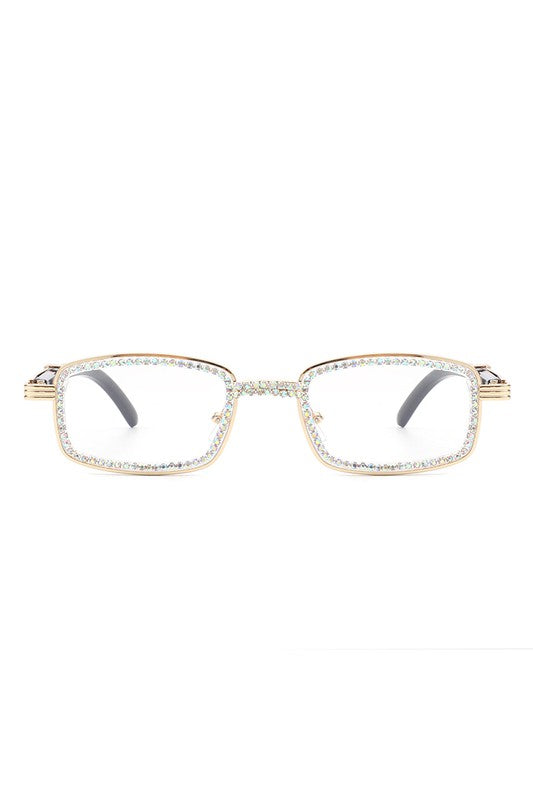 Rectangle Retro Vintage Square Sunglasses