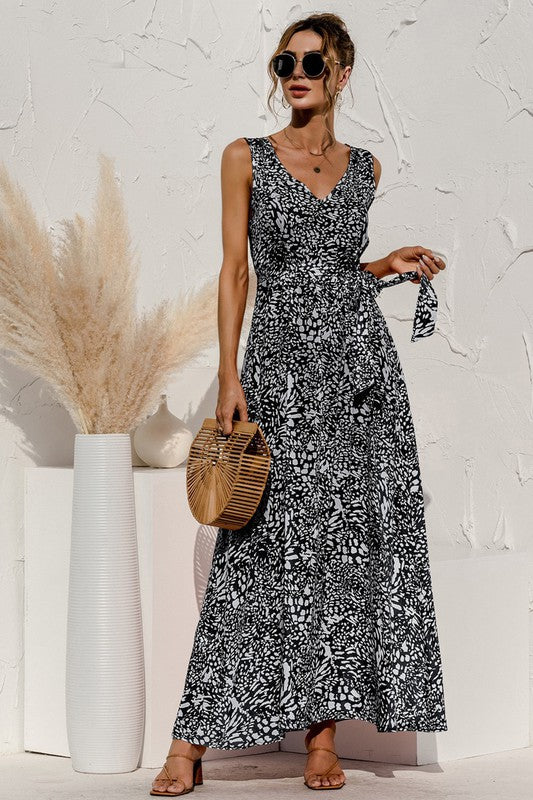 Tie Detail Women's Maxi Dress