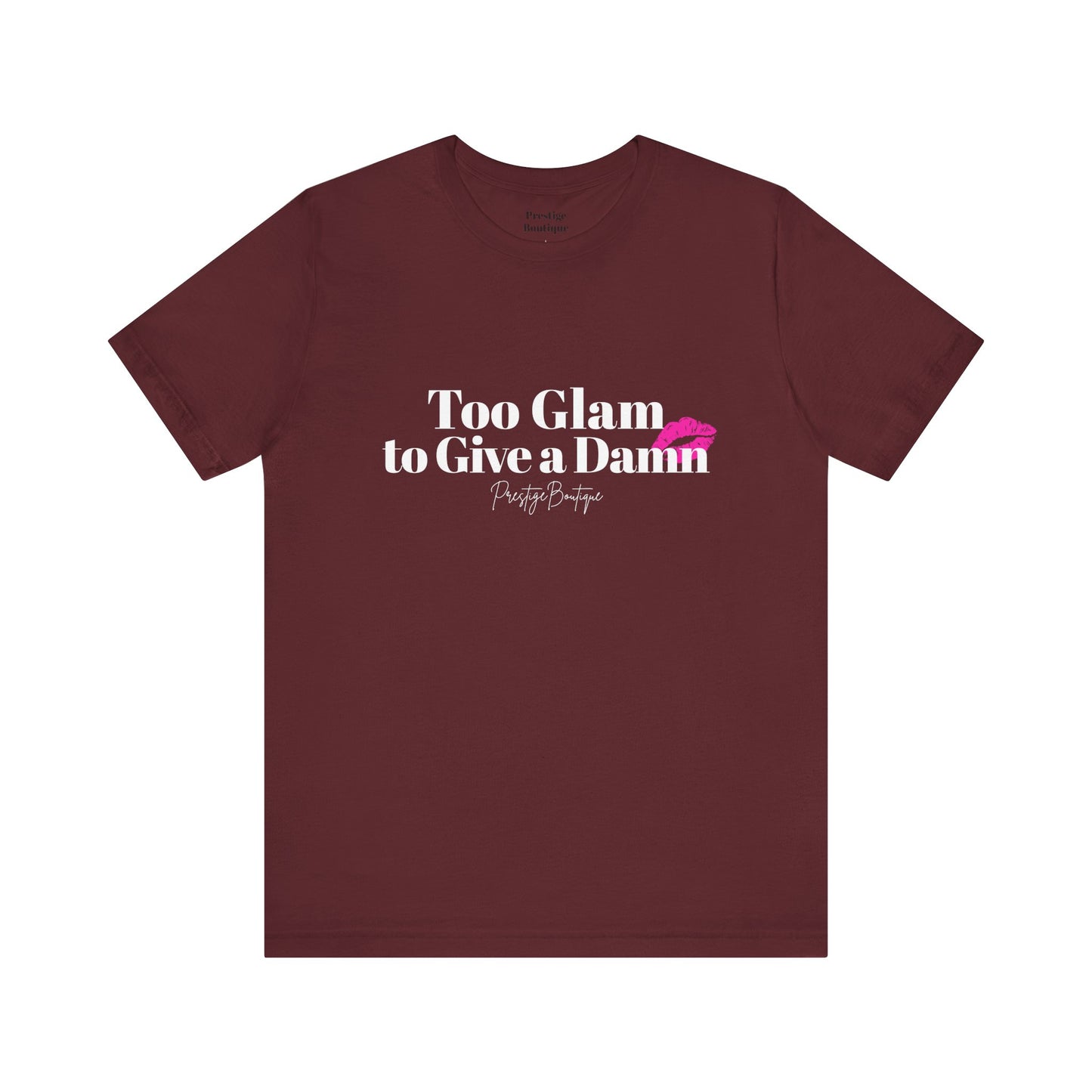 Playful Pink Kiss Graphic Unisex Jersey Tee