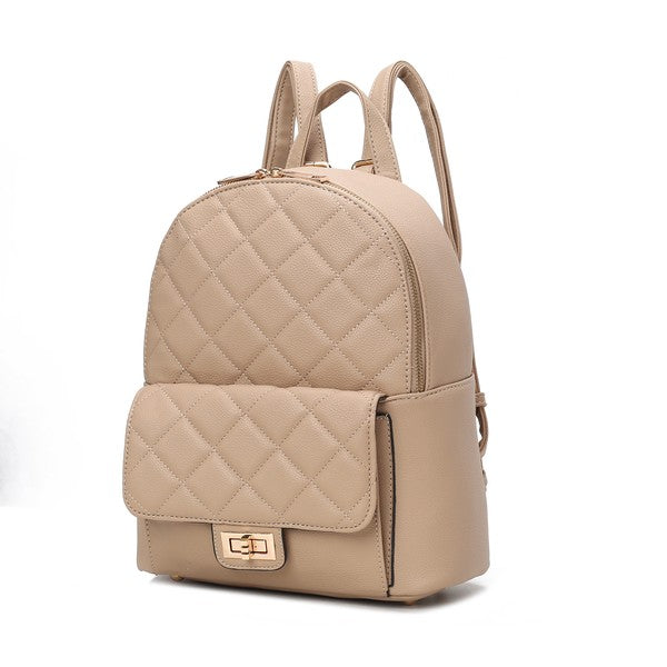 MKF Dimitria Quilted Women Backpack by Mia K