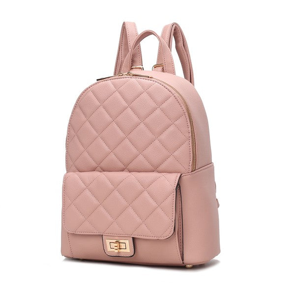 MKF Dimitria Quilted Women Backpack by Mia K