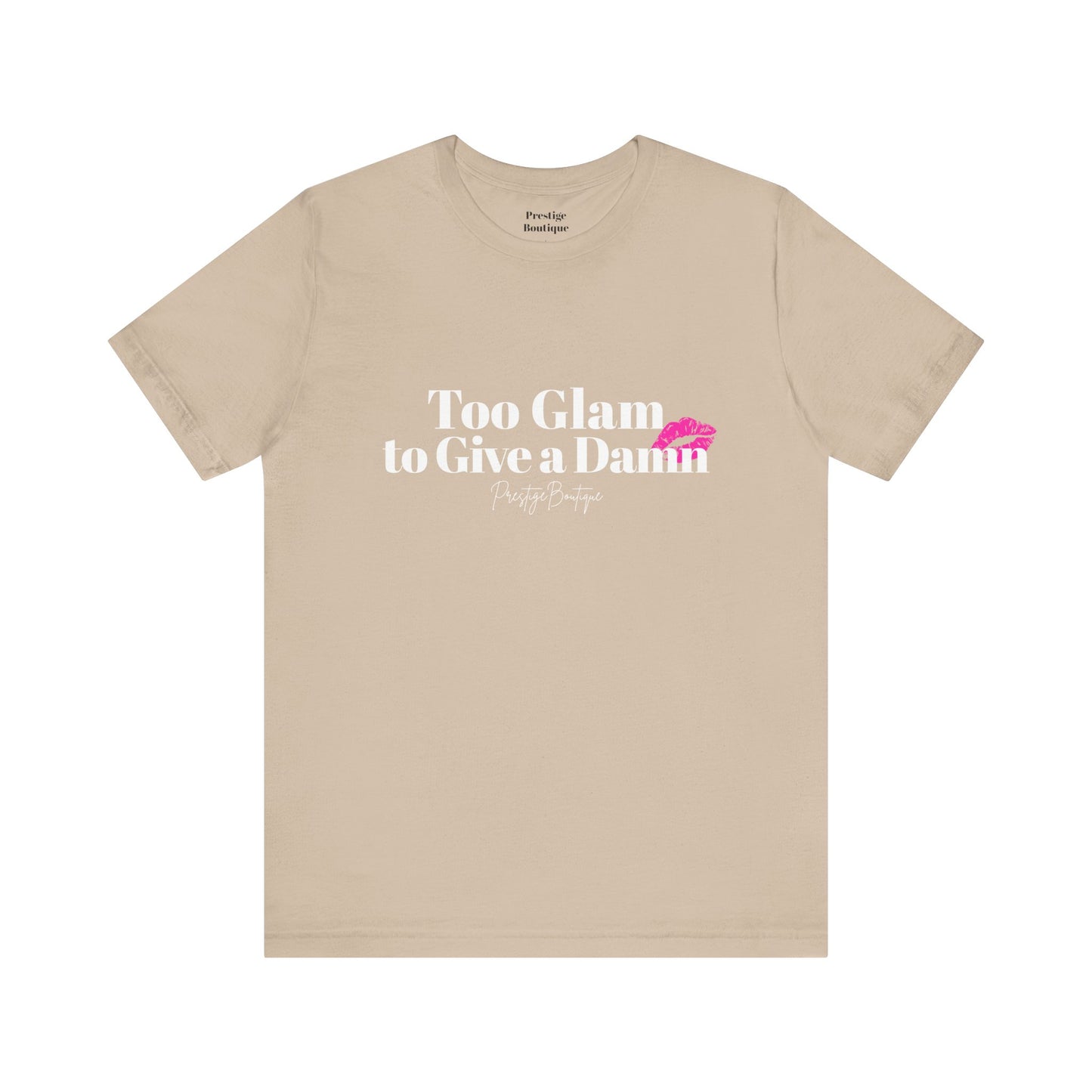 Playful Pink Kiss Graphic Unisex Jersey Tee