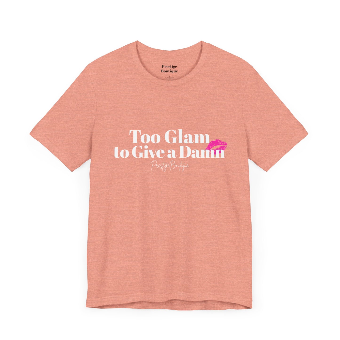 Playful Pink Kiss Graphic Unisex Jersey Tee
