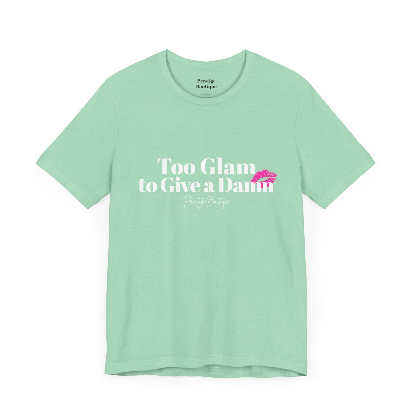 Playful Pink Kiss Graphic Unisex Jersey Tee