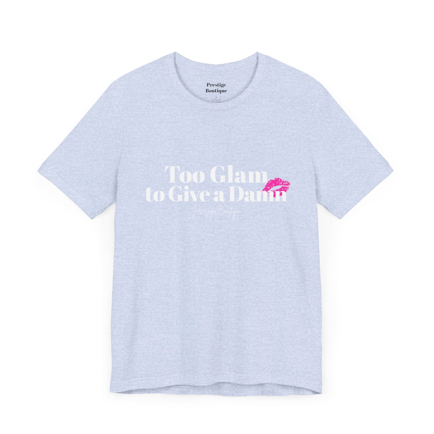 Playful Pink Kiss Graphic Unisex Jersey Tee