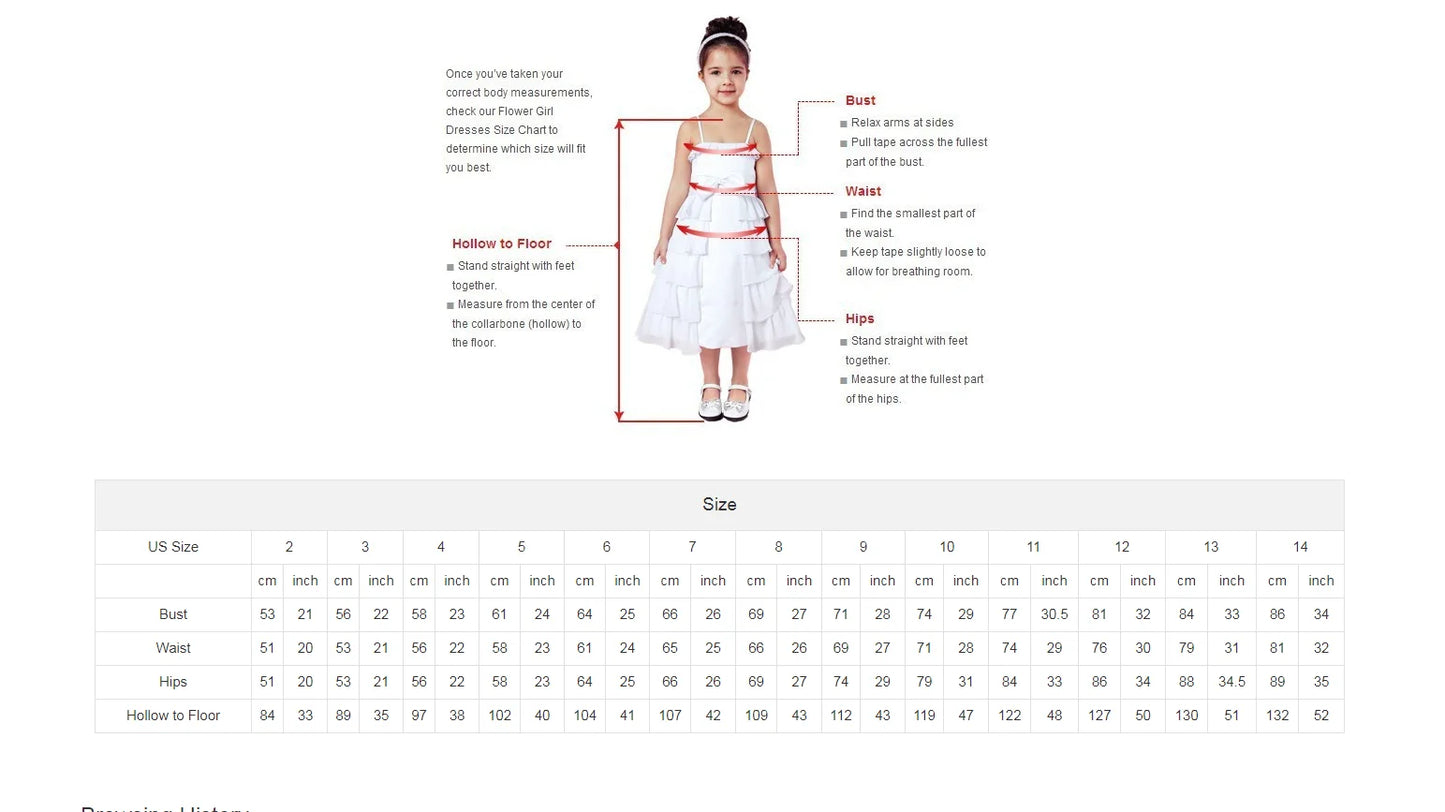 FATAPAESE 2-14 Years Lace Tulle Flower Girls Dress Princess for Kid Child Wedding Party Juniorbridesmaid Maxi Ball Gown Evening