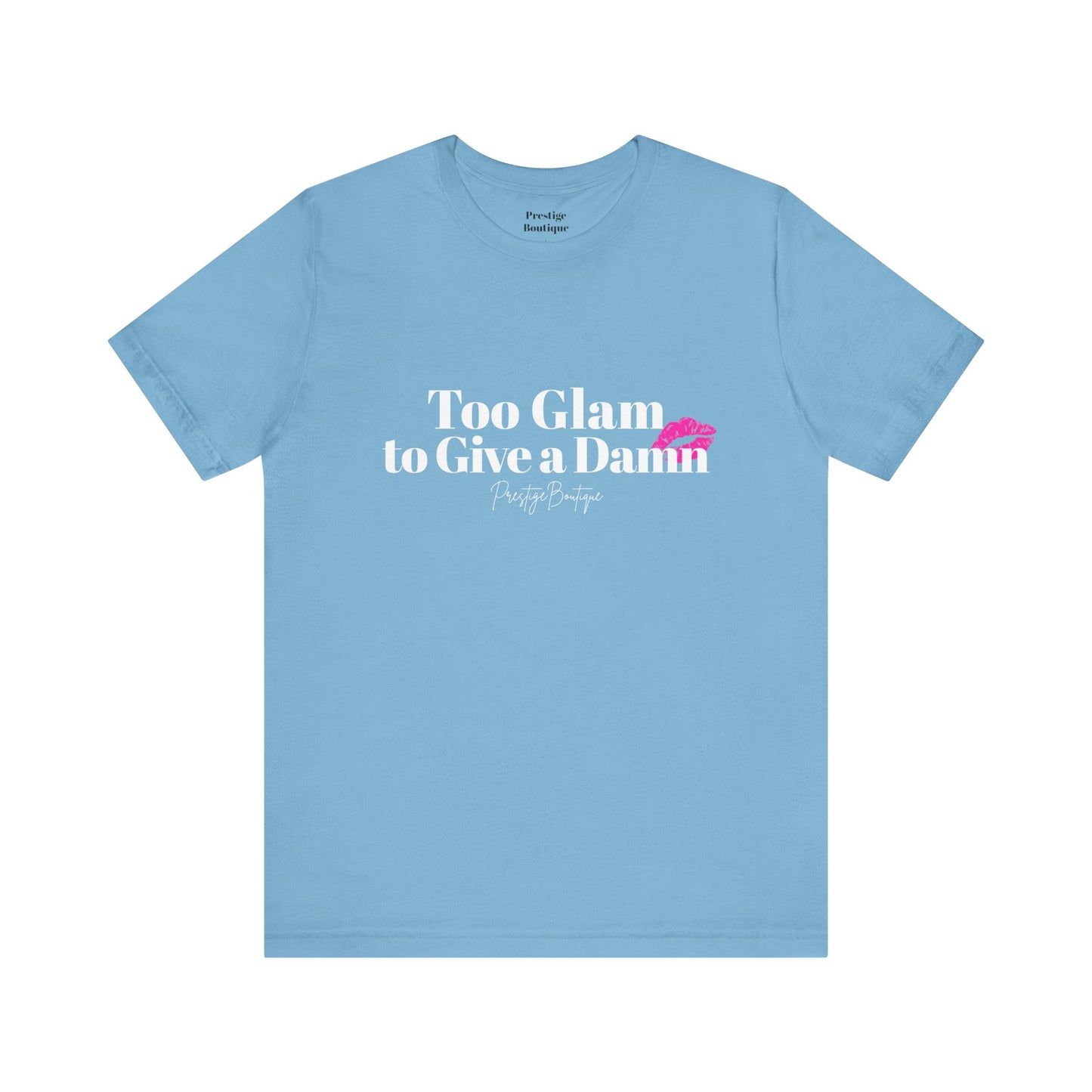Playful Pink Kiss Graphic Unisex Jersey Tee