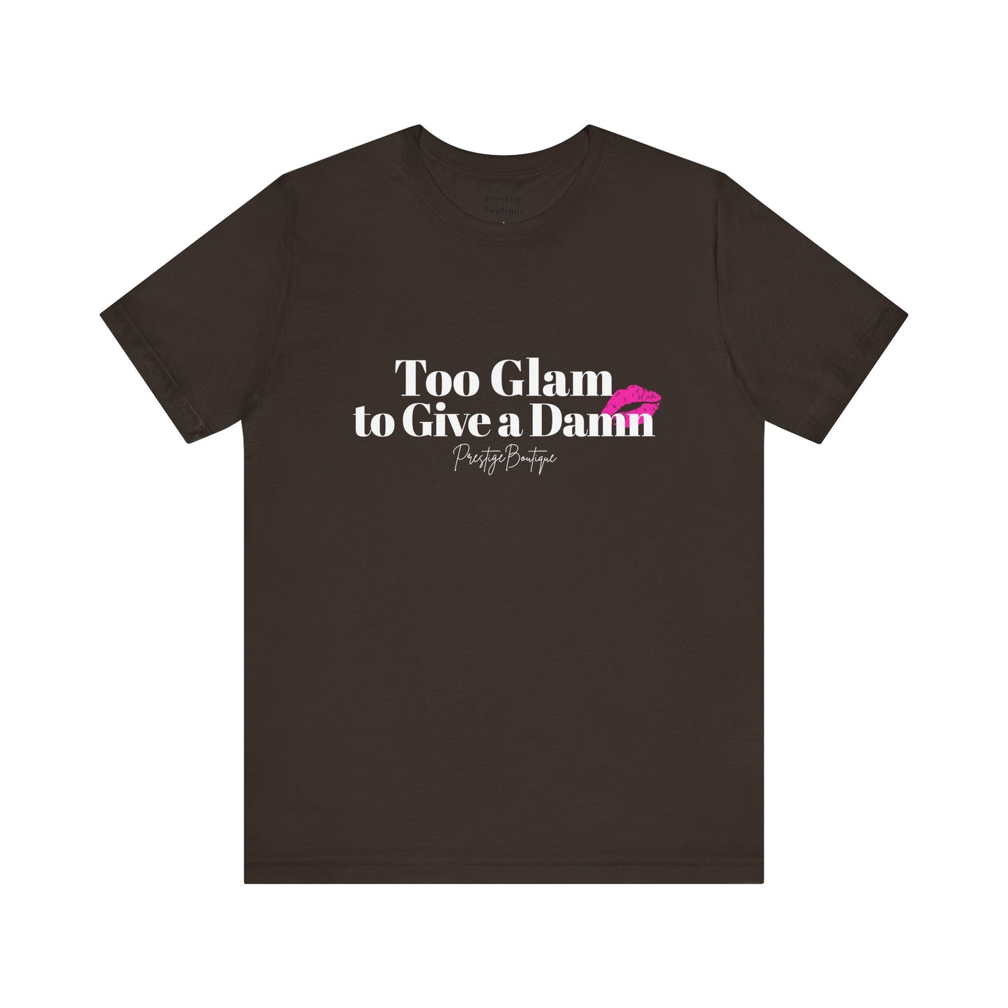 Playful Pink Kiss Graphic Unisex Jersey Tee