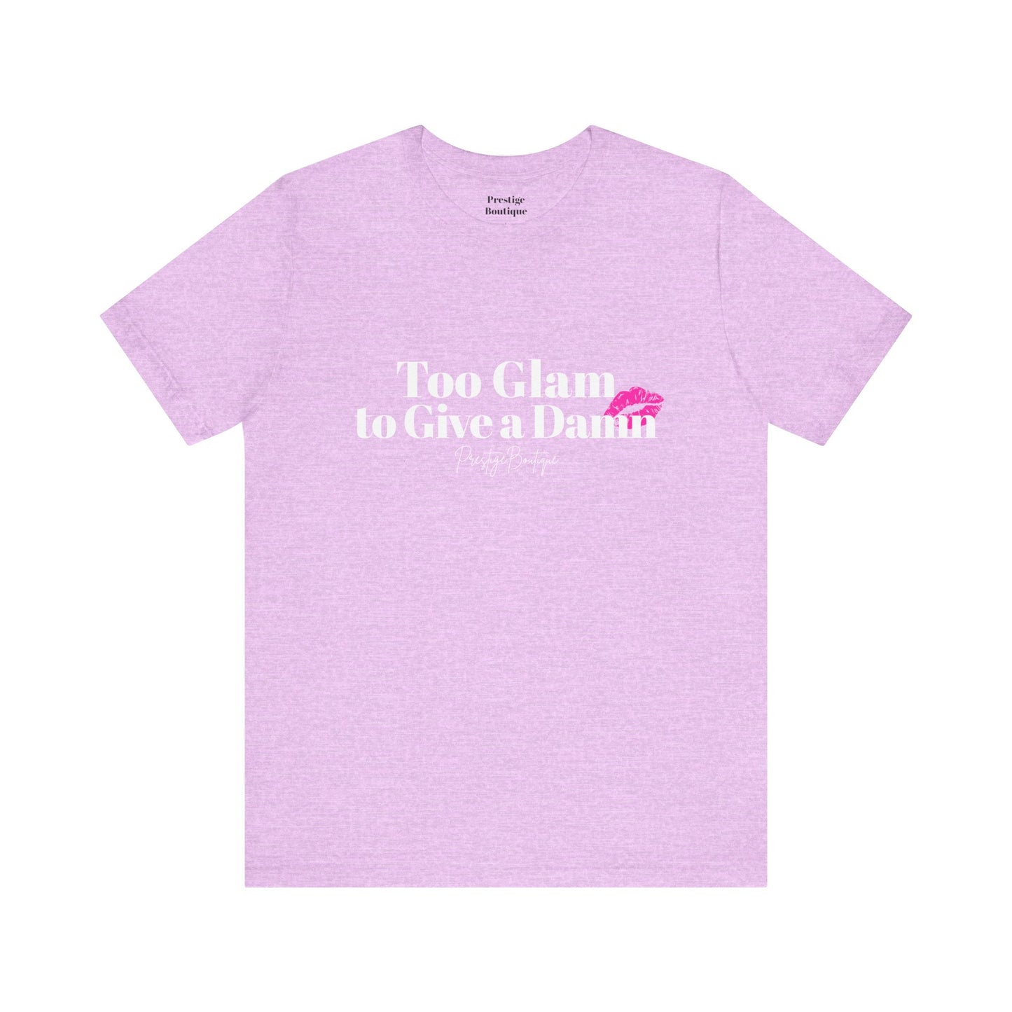 Playful Pink Kiss Graphic Unisex Jersey Tee
