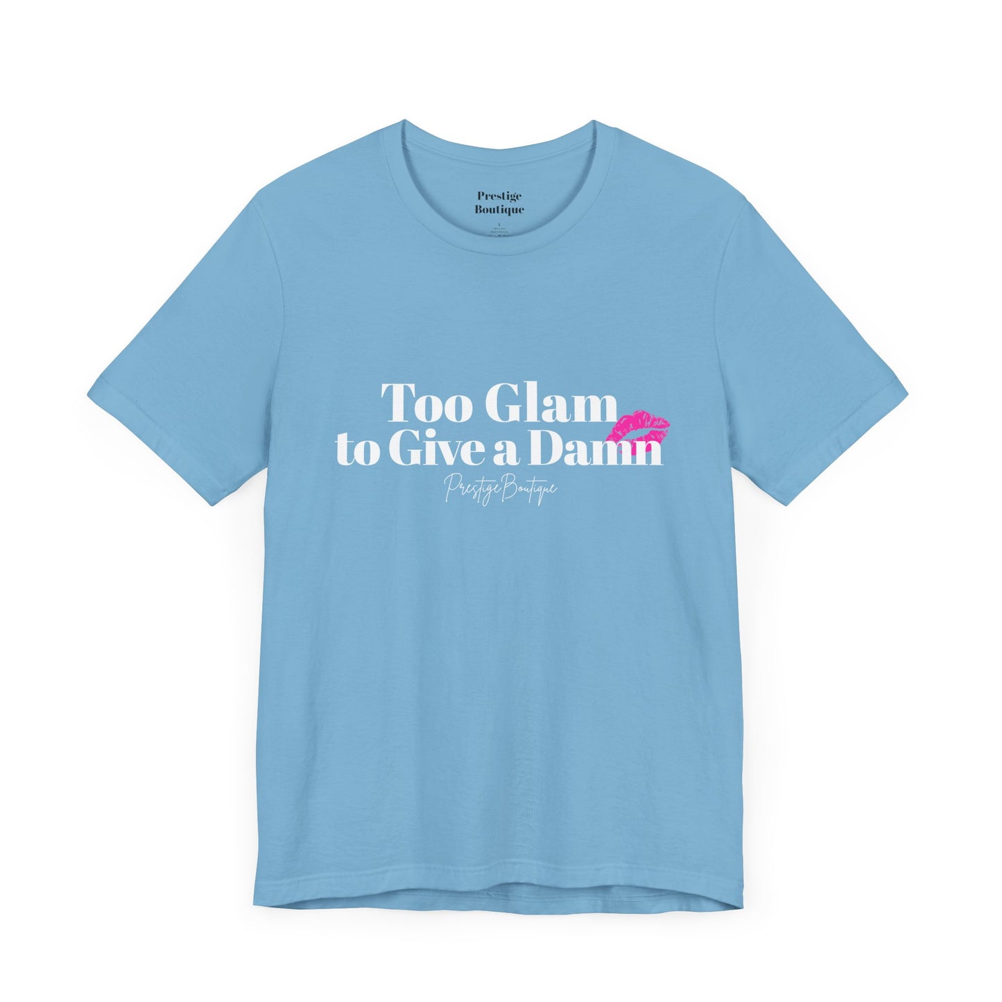 Playful Pink Kiss Graphic Unisex Jersey Tee