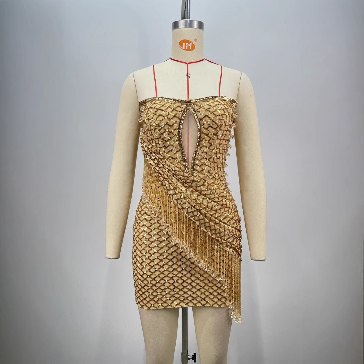 Women's Fashion Personality Tassel Sequins Dress
