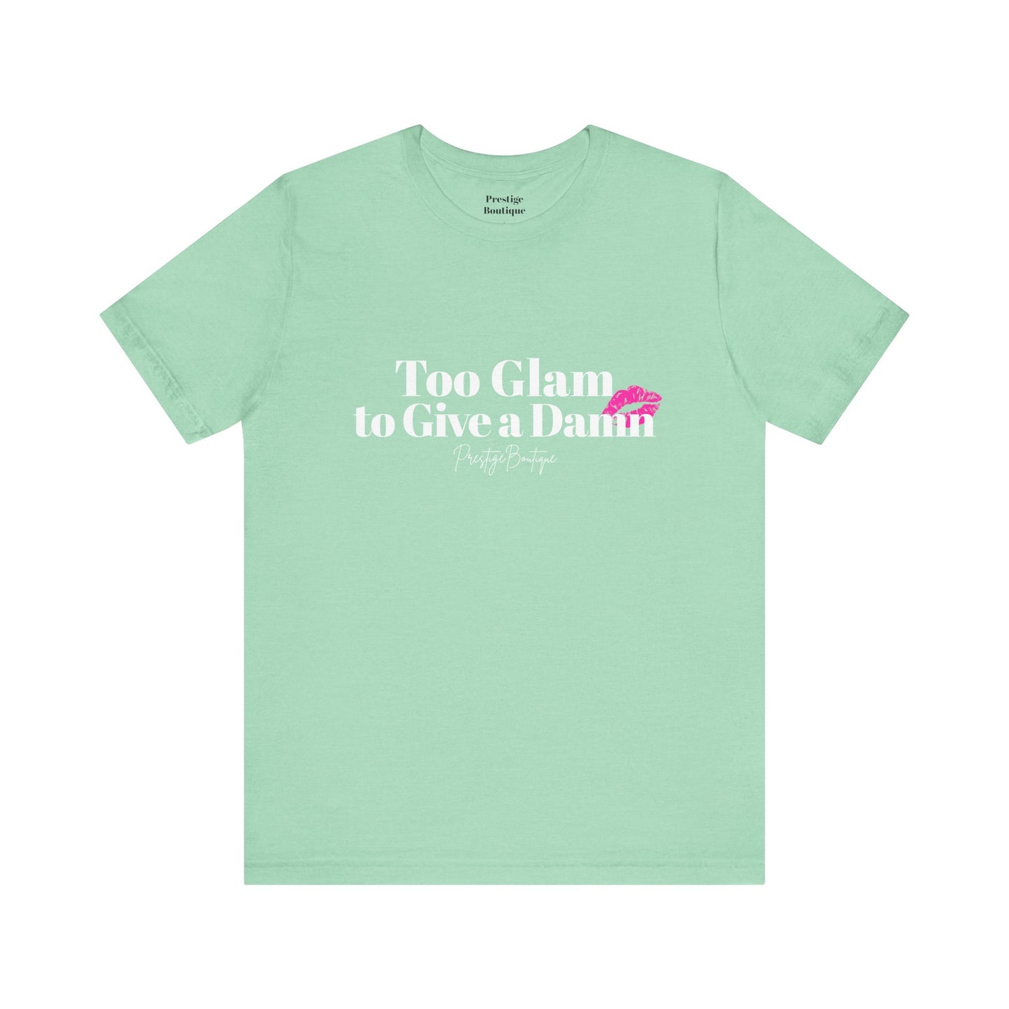 Playful Pink Kiss Graphic Unisex Jersey Tee