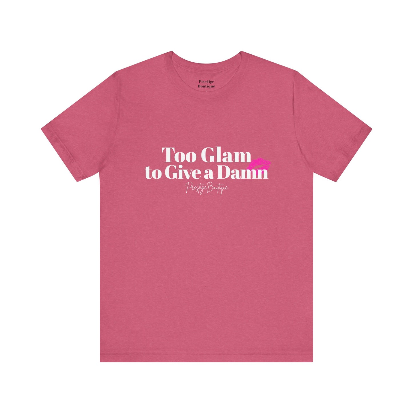 Playful Pink Kiss Graphic Unisex Jersey Tee
