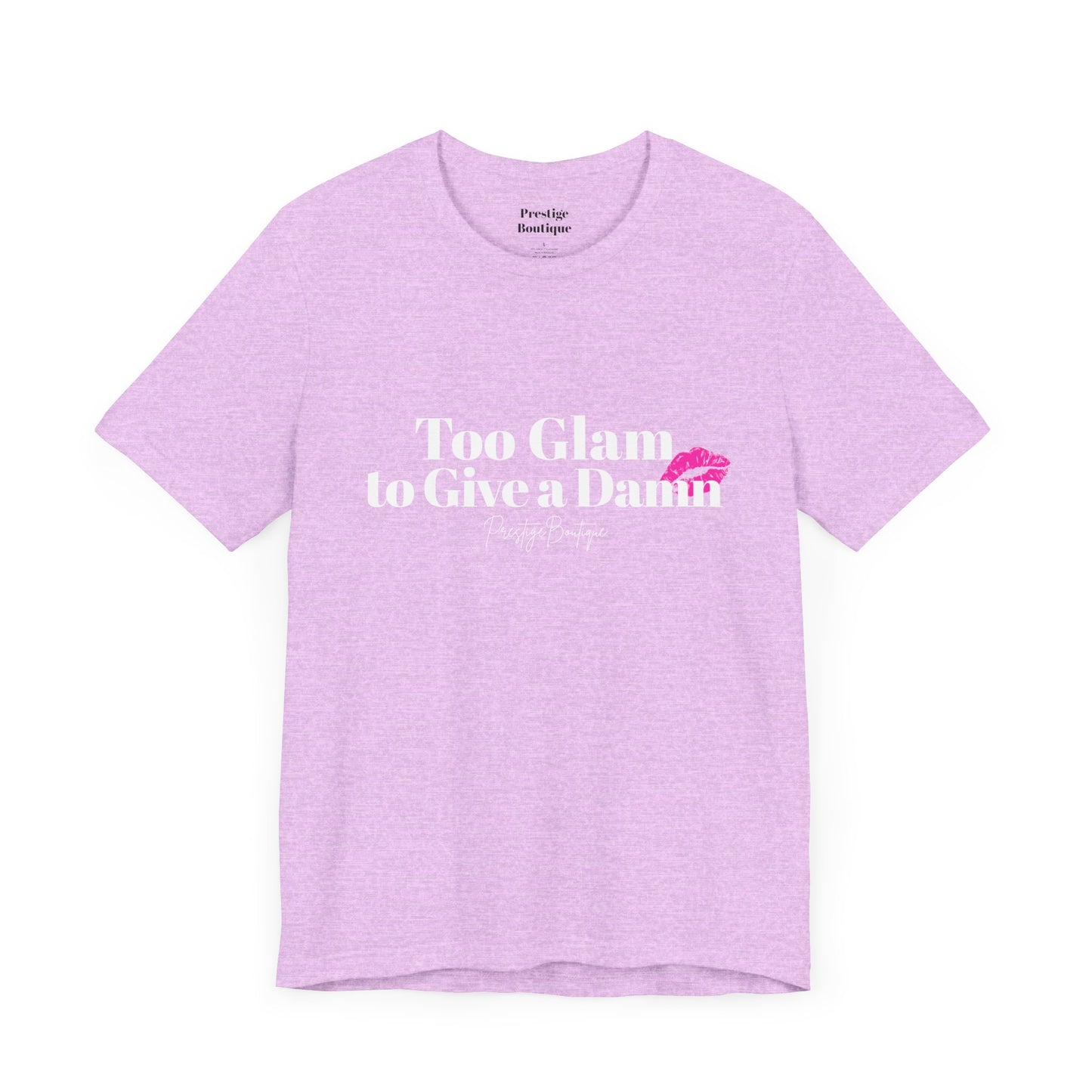 Playful Pink Kiss Graphic Unisex Jersey Tee