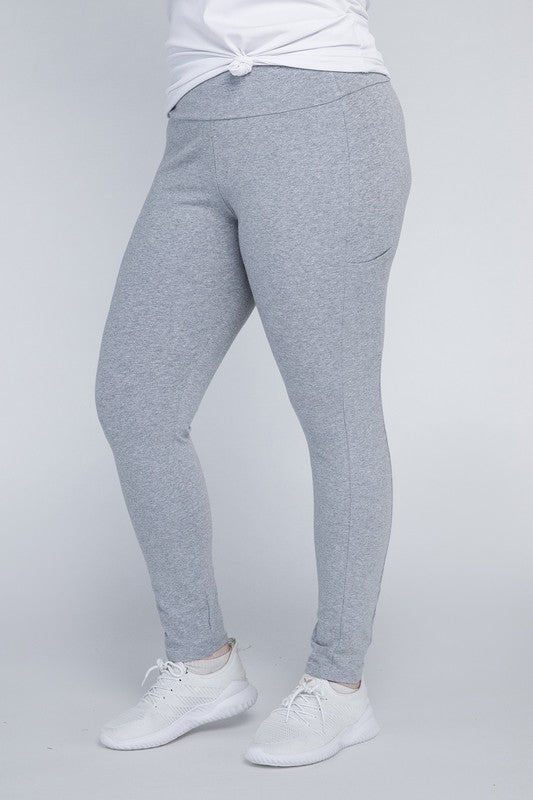 Plus Size Everyday Leggings with Pockets