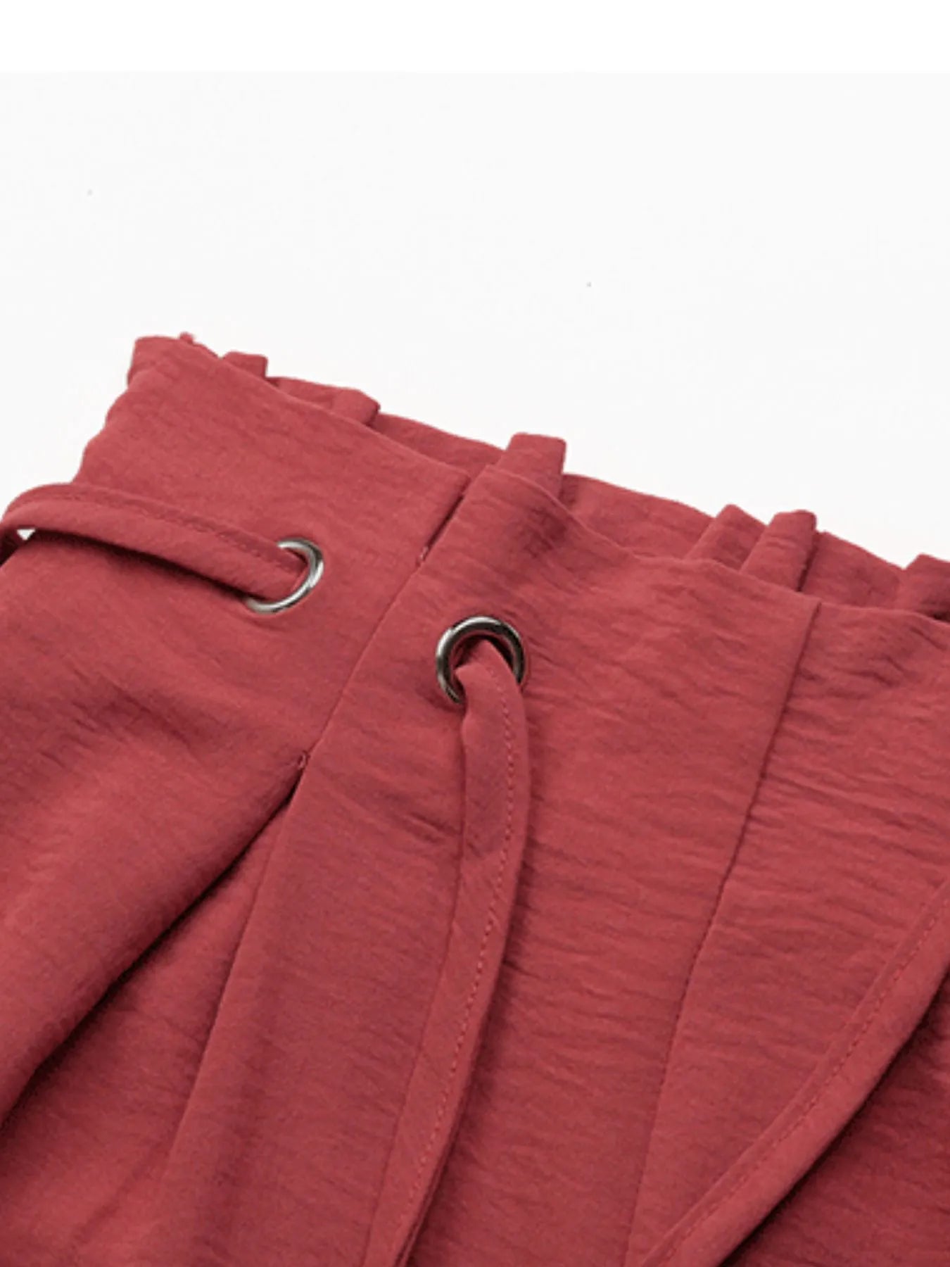 Women's Tied Solid Color Flowy Shorts clothing womens attire style inspo