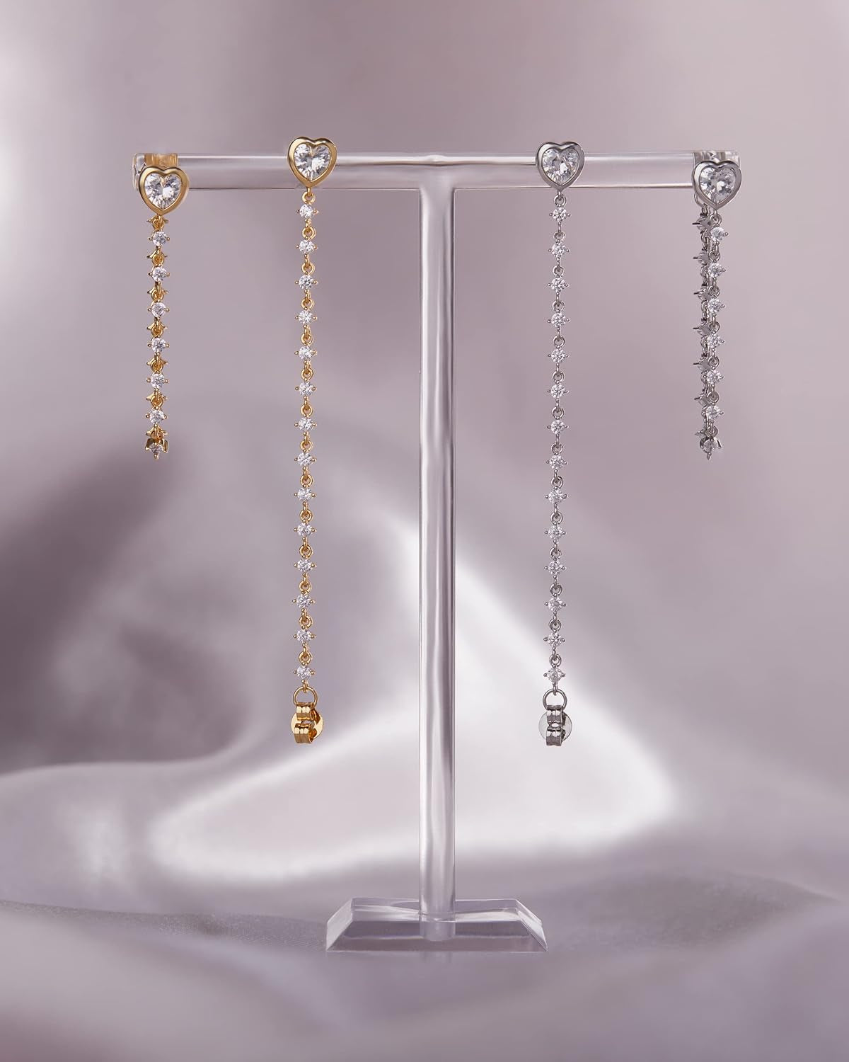 Dangle Earrings for Women - Cute Designer Earrings for Women Trendy Gold Chain E