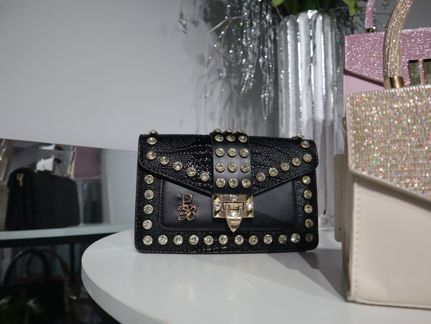 Prestige Boutique Studs & Sass Hand Bag crossbody