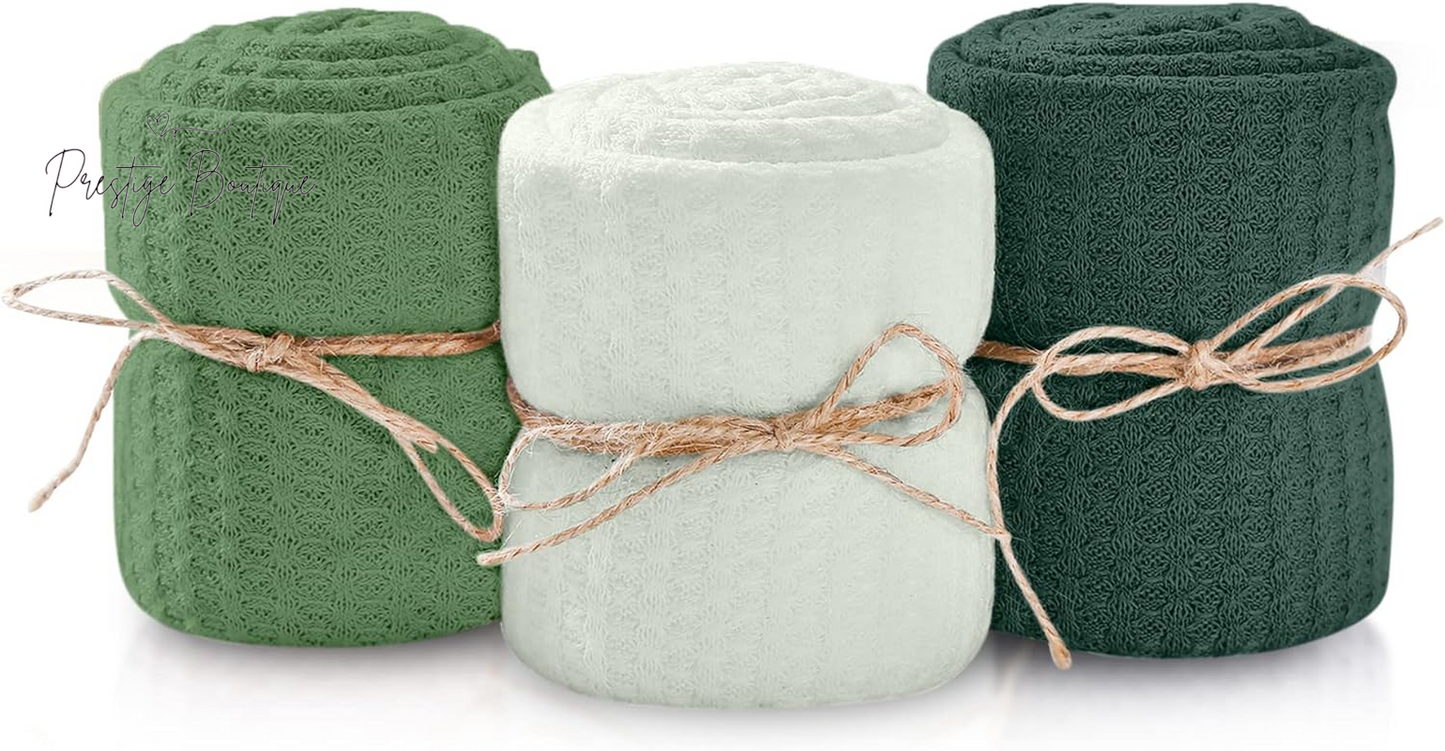 First Landings Newborn Photography Wraps, 3-Pack - 16" X 64" Soft Knit Baby Wrap Receiving Blankets - Newborn Photography Props Baby Blankets - Gender Neutral Baby Essentials (Pink)