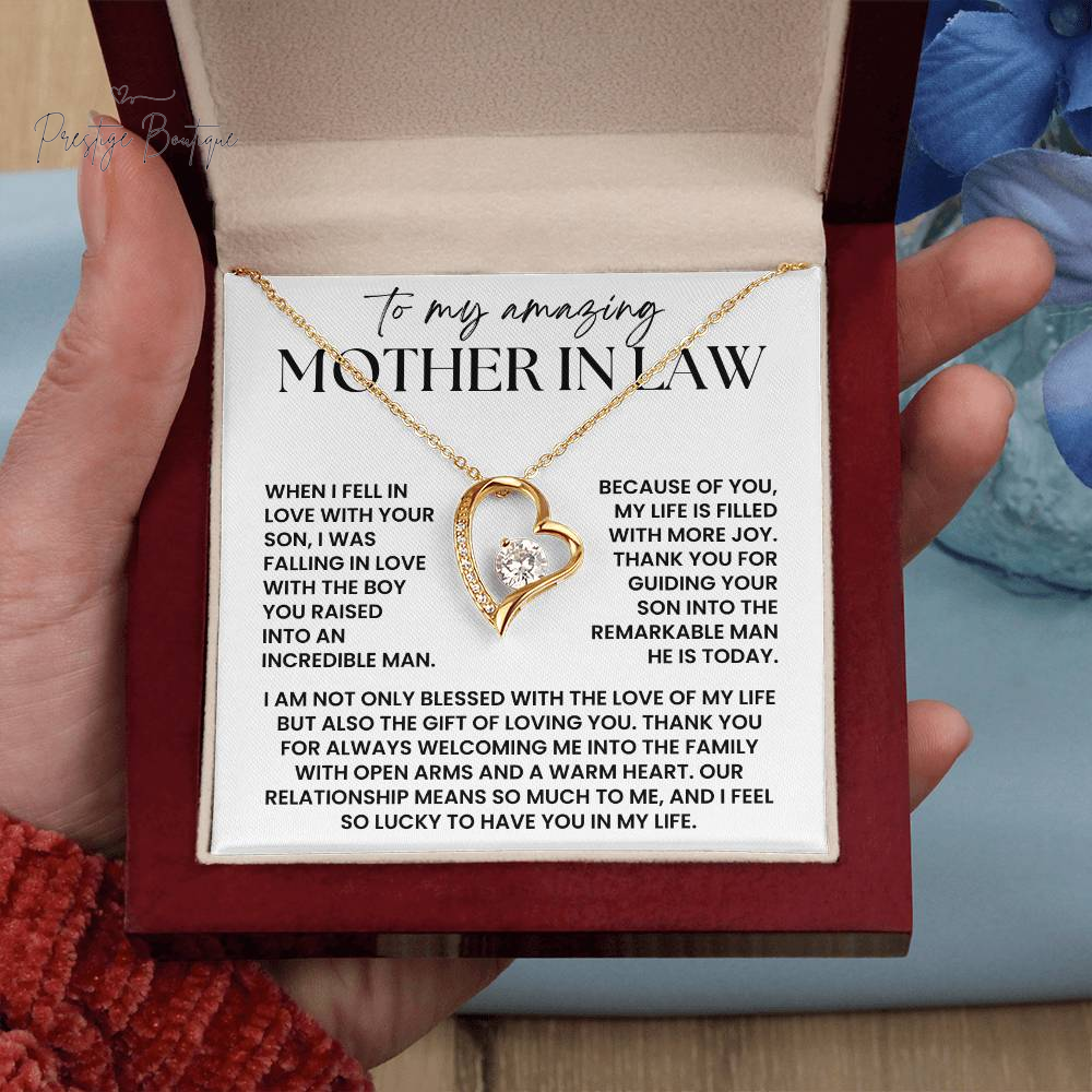 Mother in Law Necklace Gift - Christmas Gift for Mother in Law from Daughter in Law