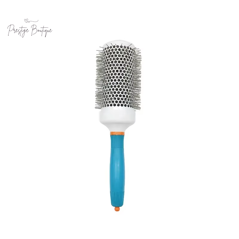 Hair Styling Hair Brush Nylon Comb Thermal Aluminum Tube round Barrel Hair Comb Professional Salon Hair Brush Hair Rollers Tools