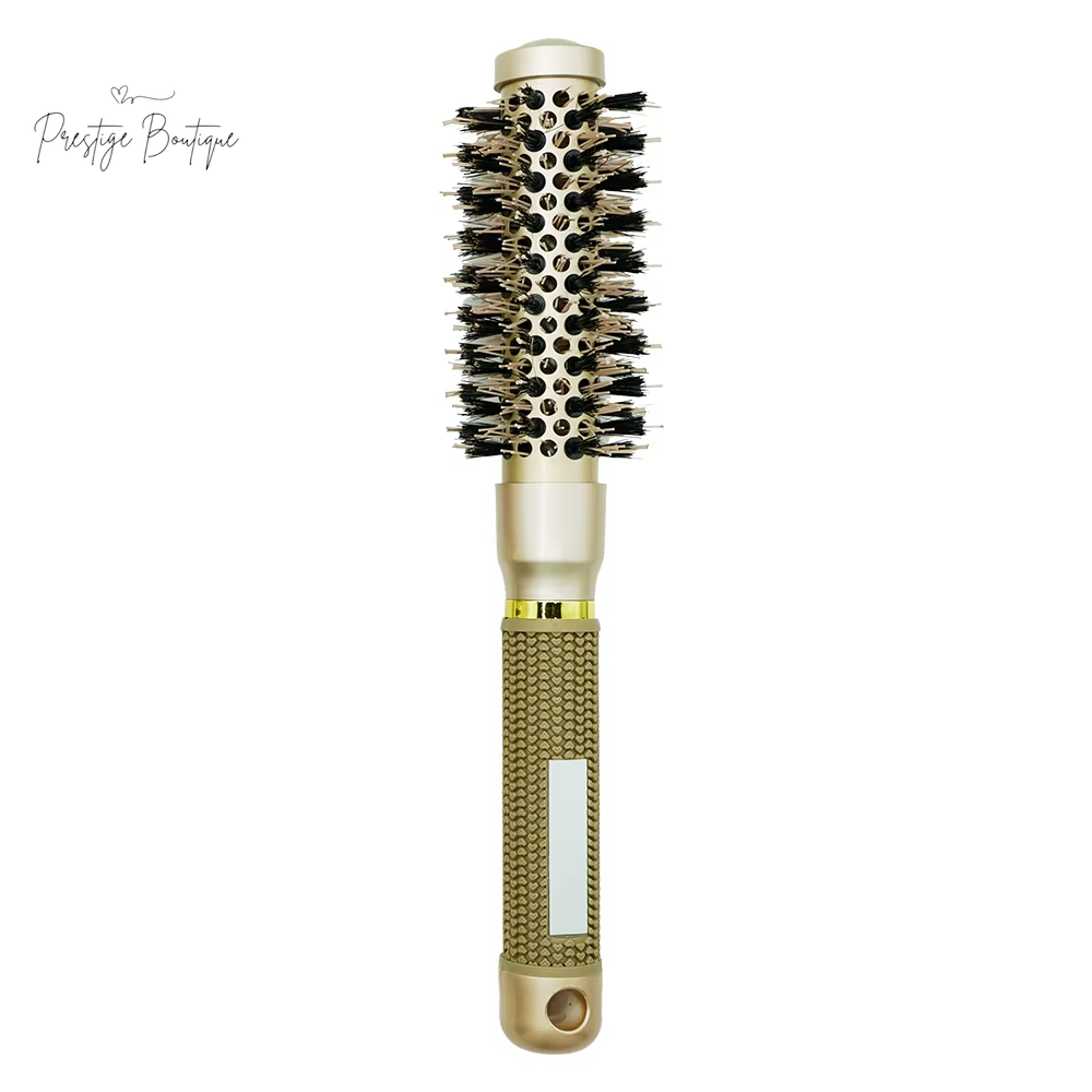 Hair Styling Hair Brush Nylon Comb Thermal Aluminum Tube round Barrel Hair Comb Professional Salon Hair Brush Hair Rollers Tools