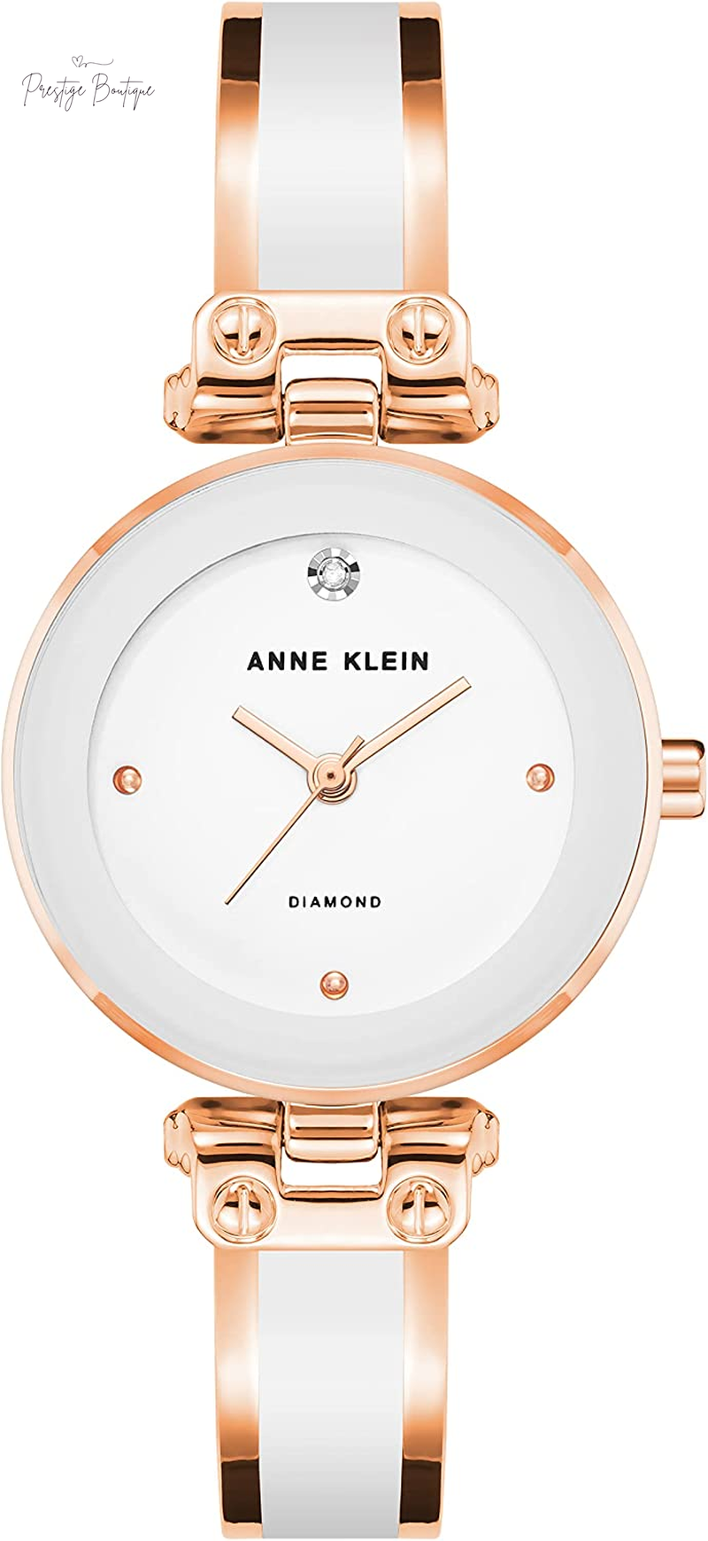 Anne Klein Women'S Genuine Diamond Dial Bangle Watch