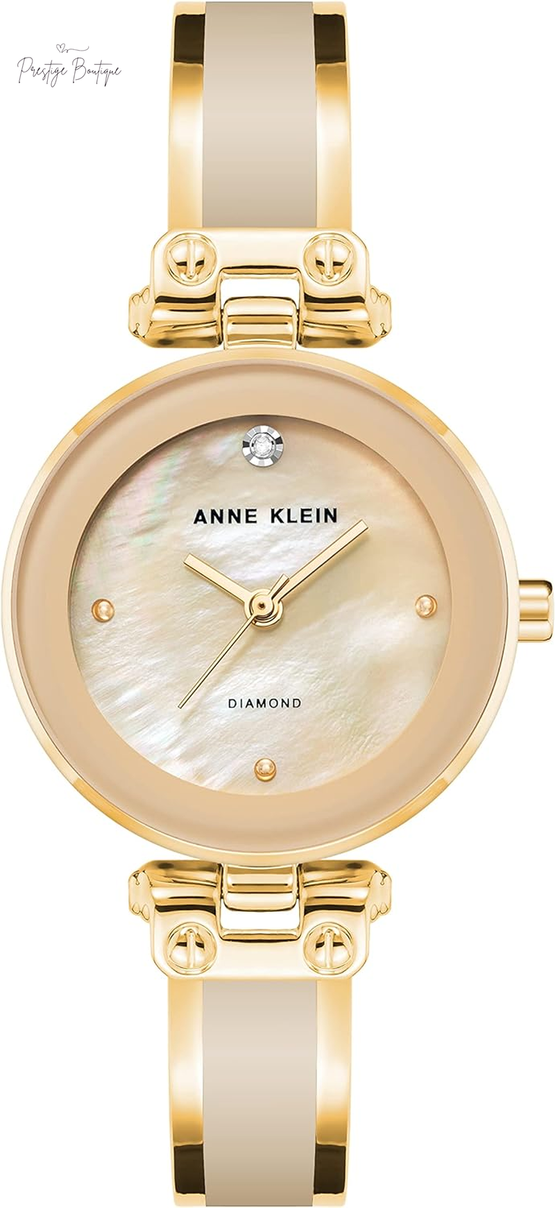 Anne Klein Women'S Genuine Diamond Dial Bangle Watch