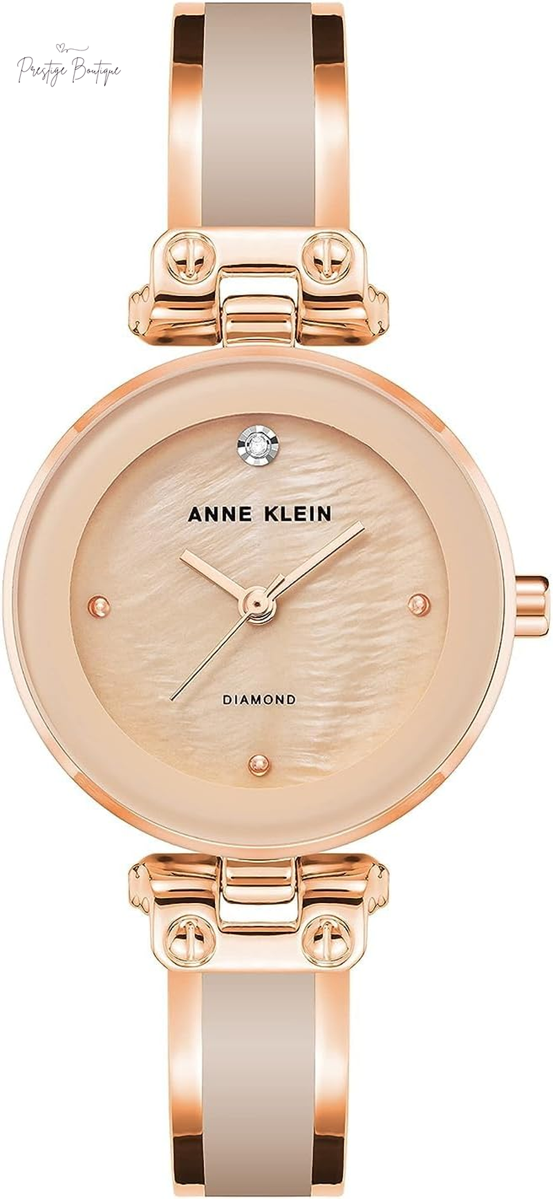 Anne Klein Women'S Genuine Diamond Dial Bangle Watch