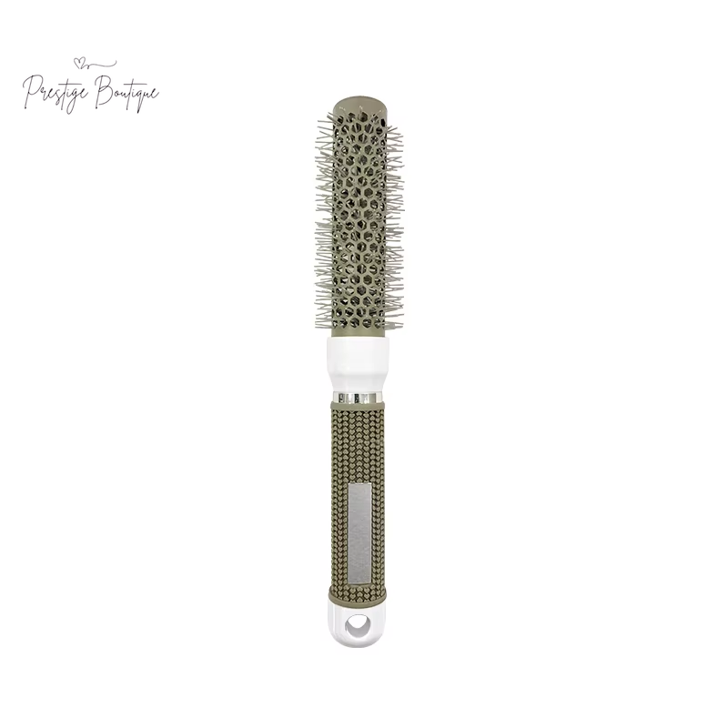 Hair Styling Hair Brush Nylon Comb Thermal Aluminum Tube round Barrel Hair Comb Professional Salon Hair Brush Hair Rollers Tools