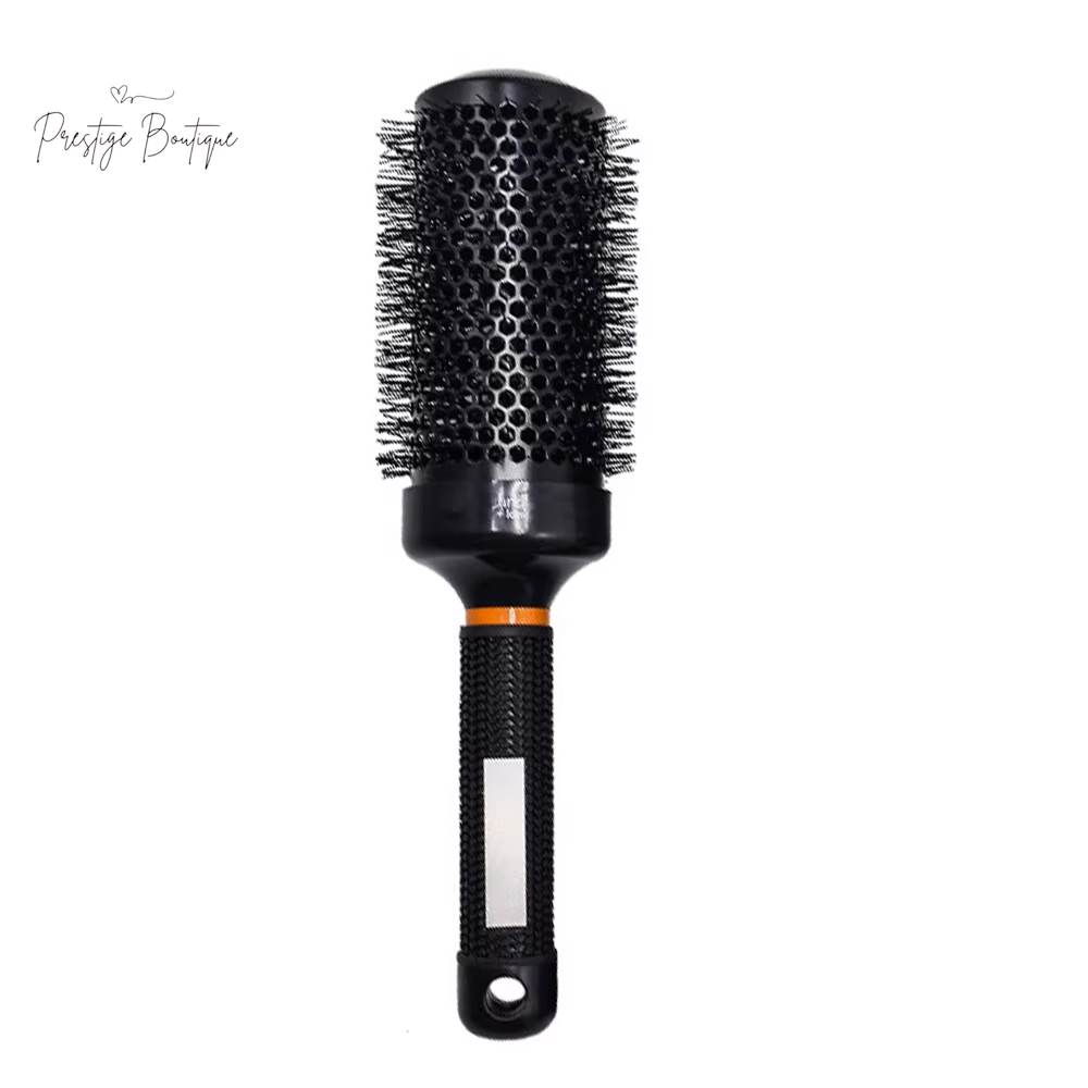 Hair Styling Hair Brush Nylon Comb Thermal Aluminum Tube round Barrel Hair Comb Professional Salon Hair Brush Hair Rollers Tools