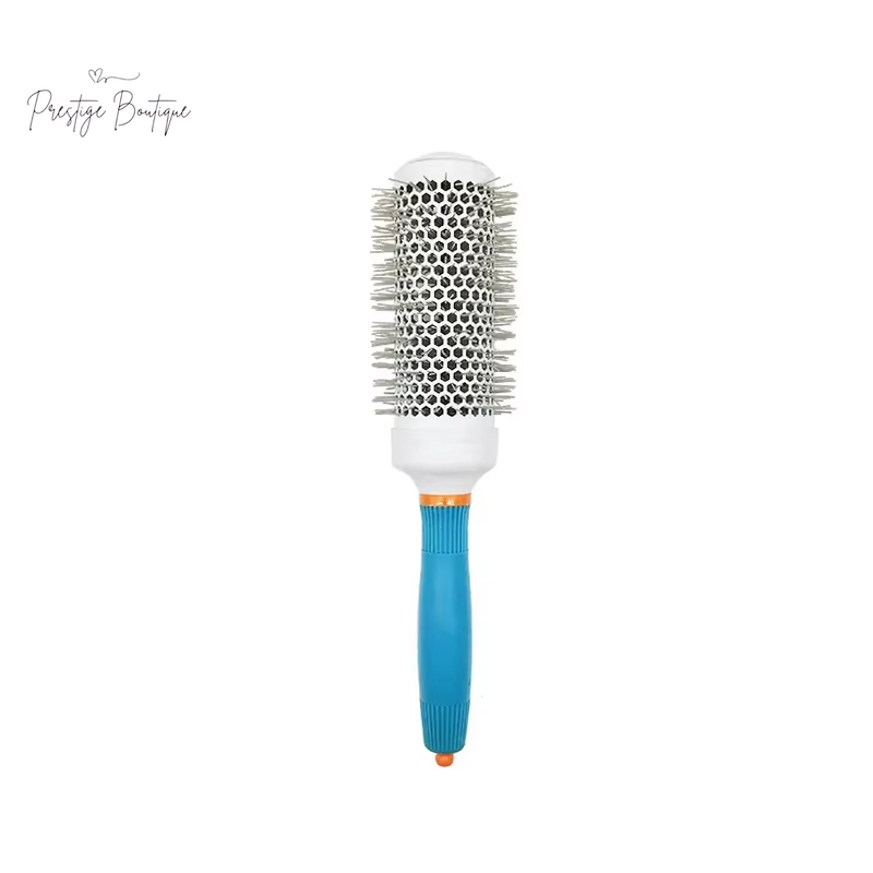 Hair Styling Hair Brush Nylon Comb Thermal Aluminum Tube round Barrel Hair Comb Professional Salon Hair Brush Hair Rollers Tools