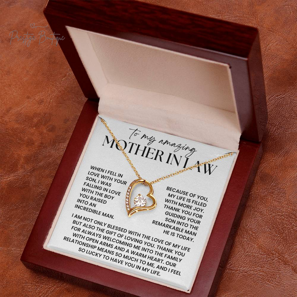 Mother in Law Necklace Gift - Christmas Gift for Mother in Law from Daughter in Law