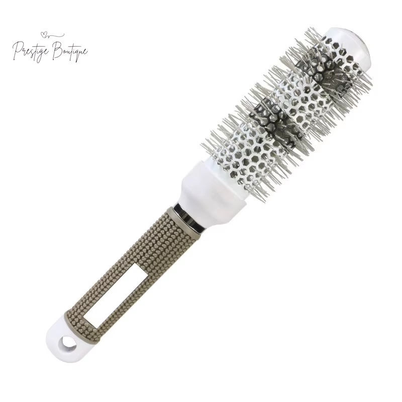 Hair Styling Hair Brush Nylon Comb Thermal Aluminum Tube round Barrel Hair Comb Professional Salon Hair Brush Hair Rollers Tools