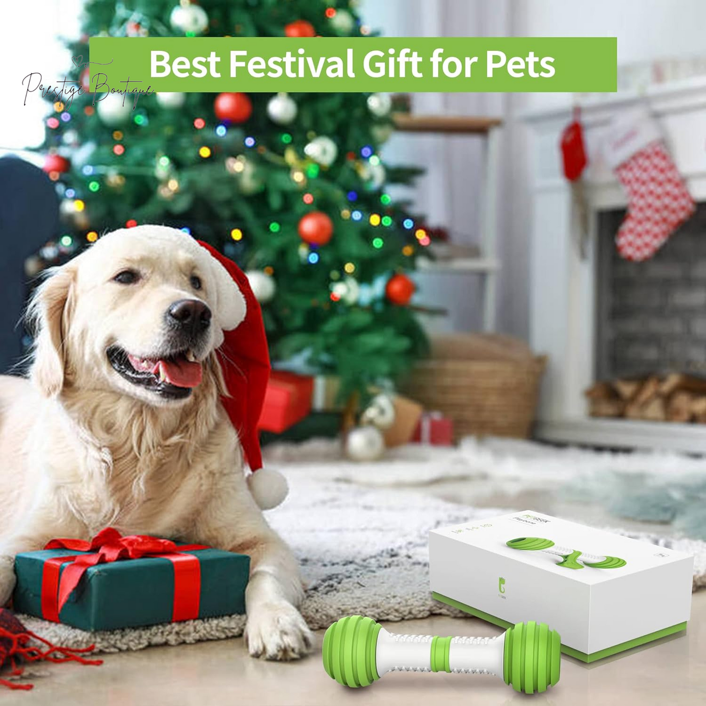 PETGEEK Automatic Dog Bone Toy, Smart Interactive Pet Toys for Boredoms, Electronic Dog Self Entertainment Toy, Safe & Durable Material