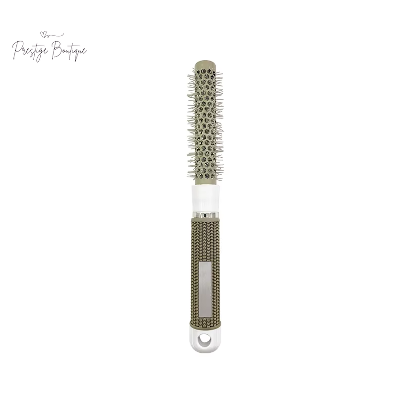 Hair Styling Hair Brush Nylon Comb Thermal Aluminum Tube round Barrel Hair Comb Professional Salon Hair Brush Hair Rollers Tools