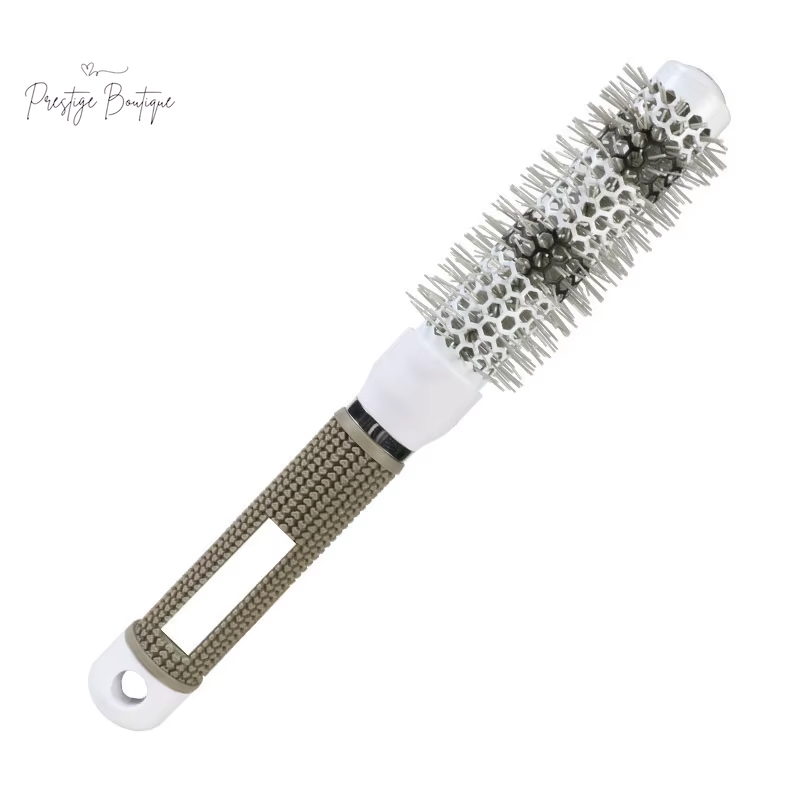 Hair Styling Hair Brush Nylon Comb Thermal Aluminum Tube round Barrel Hair Comb Professional Salon Hair Brush Hair Rollers Tools