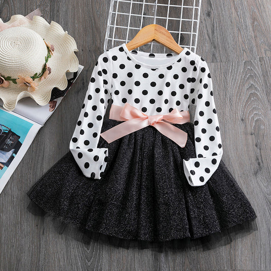 Western-style print princess dress