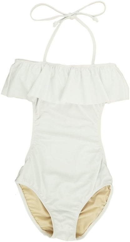 GIRL'S ONE PIECE RUFFLE BATHING SUIT
